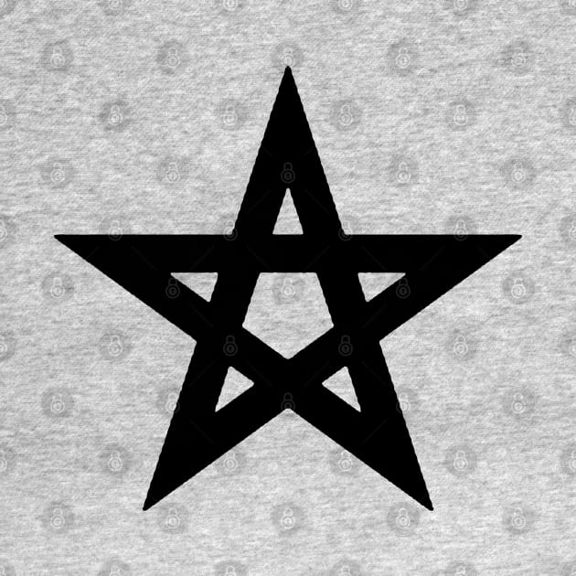 Morocco Flag Pentagram by dyazagita